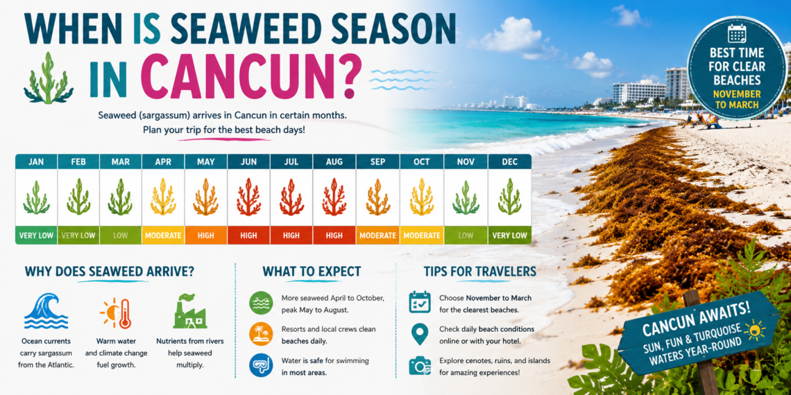When Is Seaweed Season in Cancun?