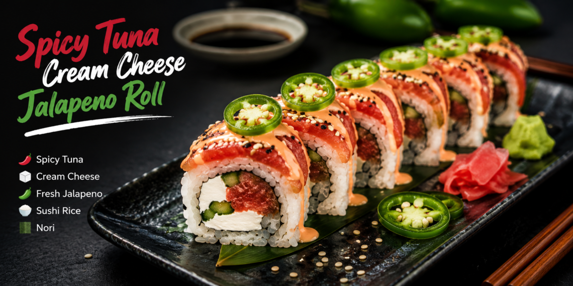 Spicy Tuna Cream Cheese Jalapeno Roll Guide