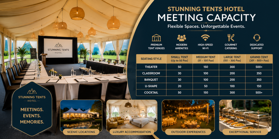 Stunning Tents Hotel Meeting Capacity Guide