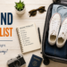 Weekend packing list